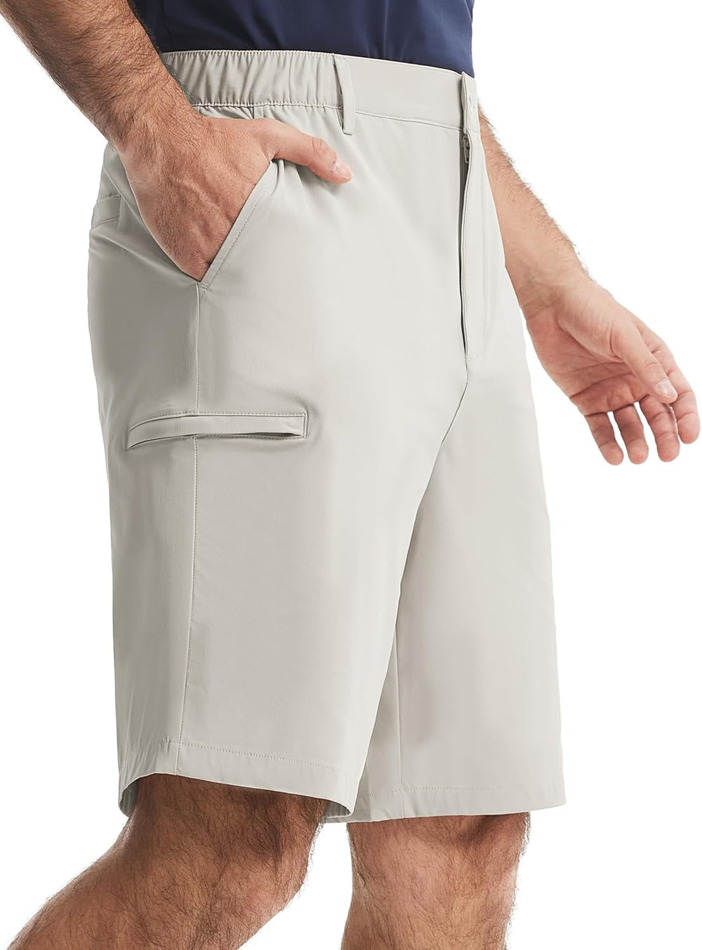 Quick Dry Dress Shorts w/Zipper Pocket