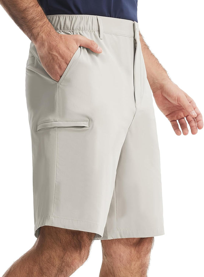 Quick Dry Dress Shorts w/Zipper Pocket