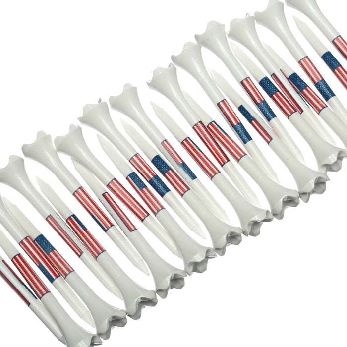 AMERICAN FLAG Golf Tee's, 2.75