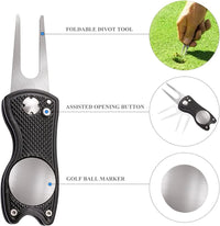 The All Inclusive - Towel, Golf Club, Divot tool set