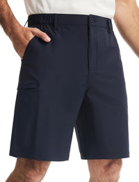 Quick Dry Dress Shorts w/Zipper Pocket