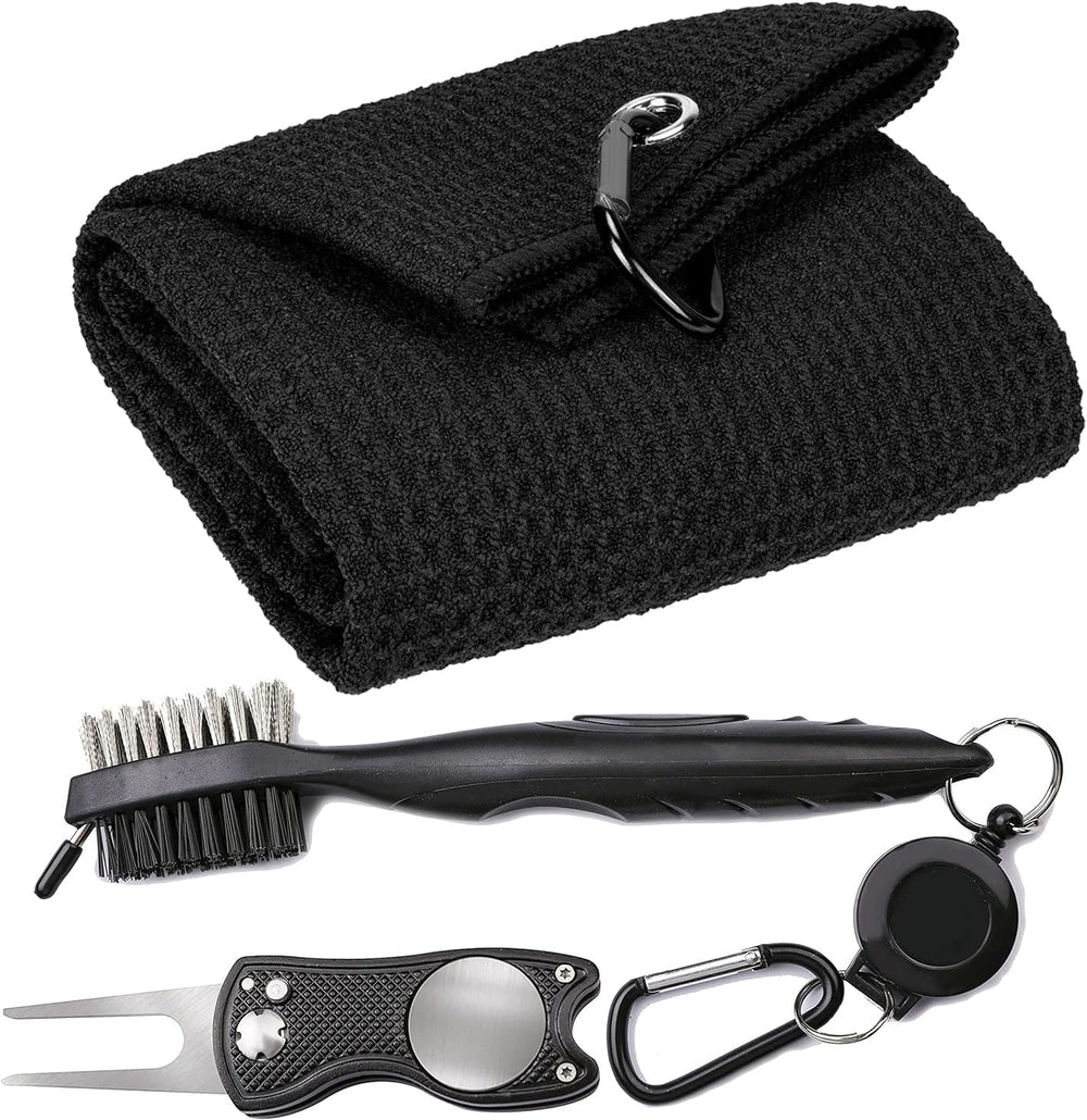 The All Inclusive - Towel, Golf Club, Divot tool set