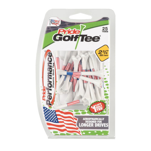 AMERICAN FLAG Golf Tee, 2.75", 25 Count