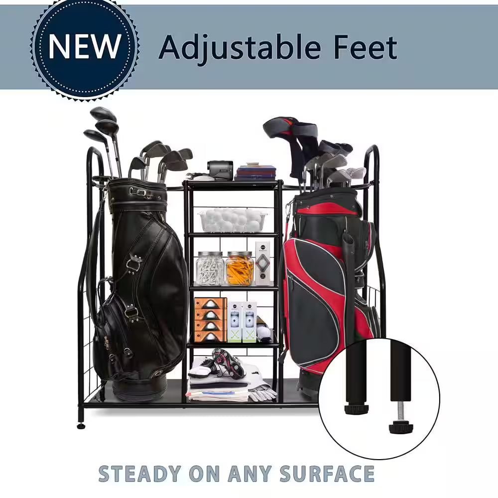 Garage Organizer for Golf Gadgets, Golf Bag and Golf Accessories