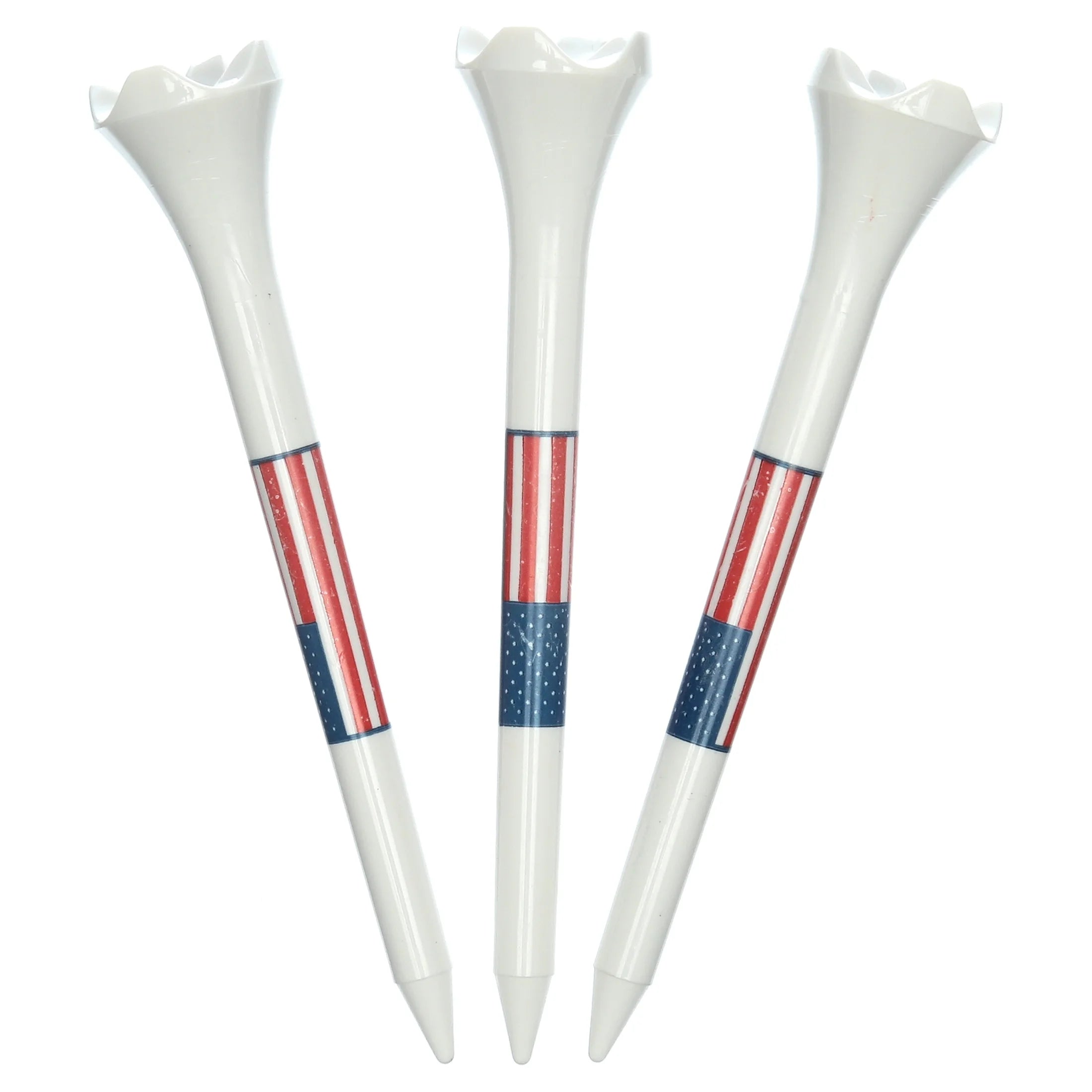 AMERICAN FLAG Golf Tee, 2.75", 25 Count